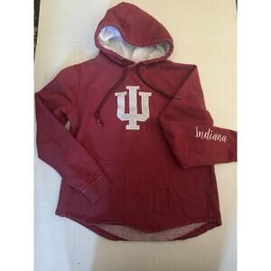 Colosseum crimson Indiana Hoosiers pullover hoodie